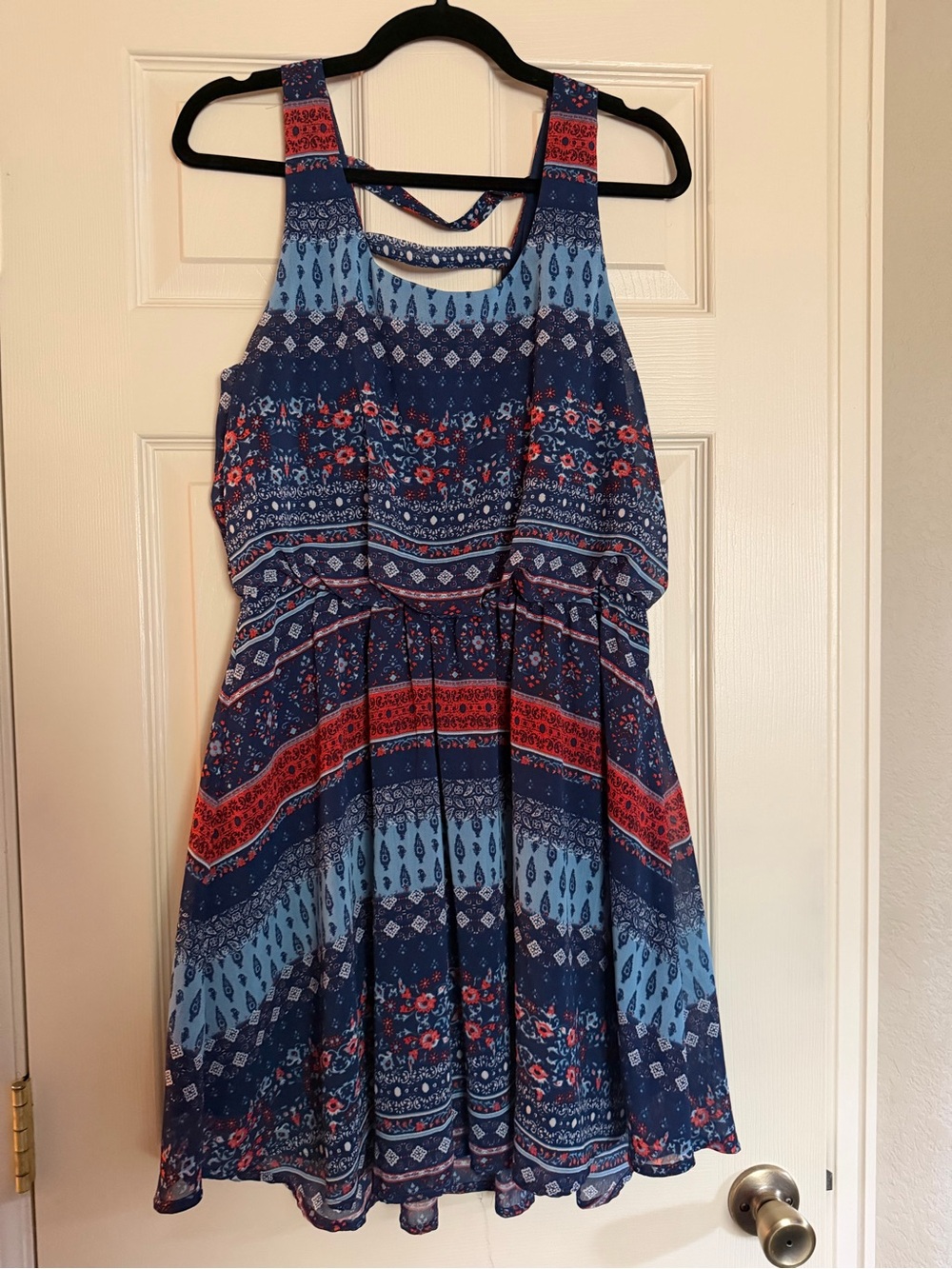 Pattern Flowy Dress